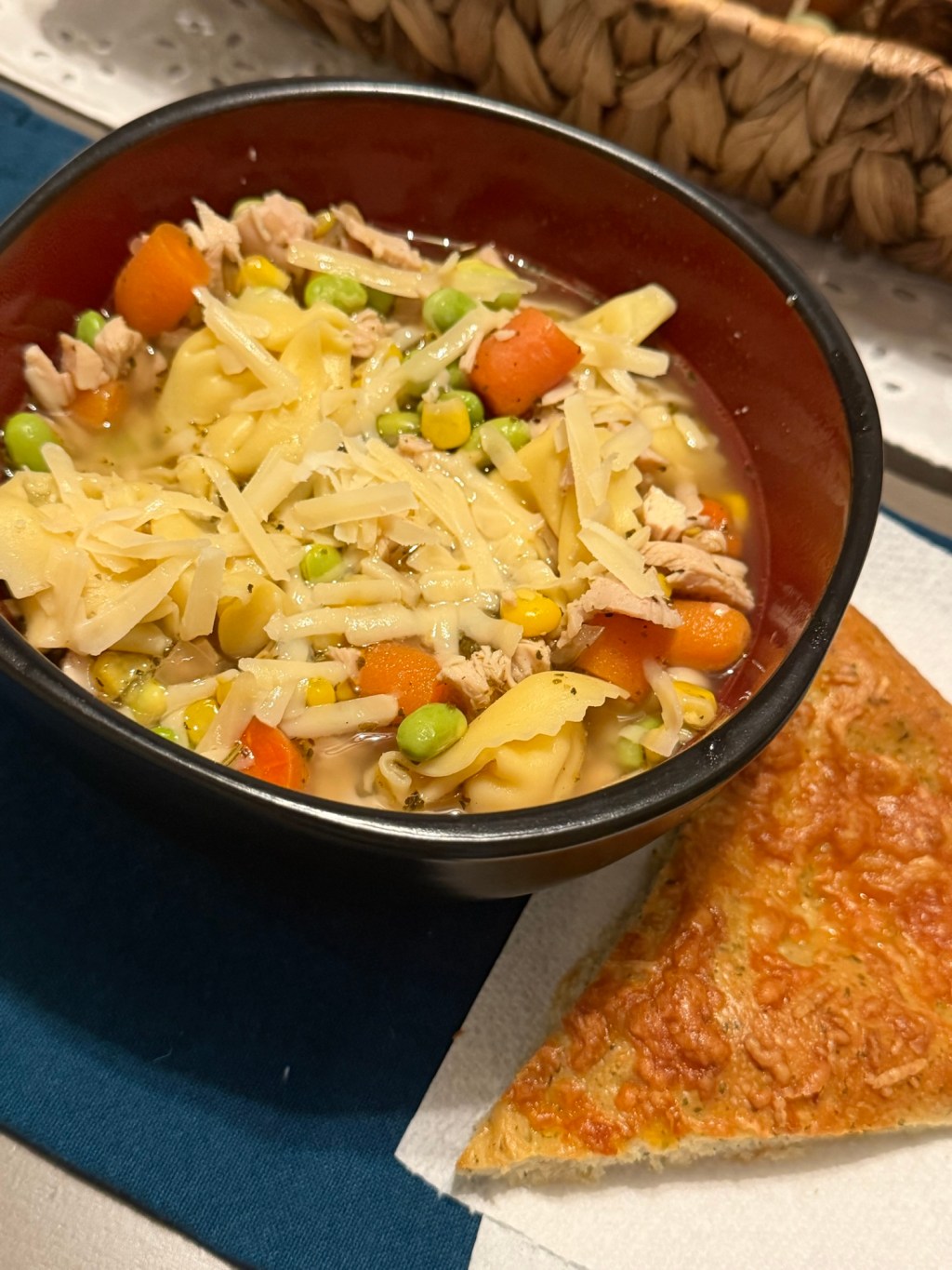 Cozy Chicken Tortellini&nbsp;Soup